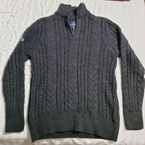 Superdry chunky knit 1/4 zip sweater XXL